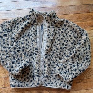 Fabletics Tan aTeddy Jacket